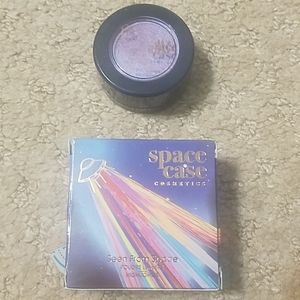 Highlighter and eyeshadow
